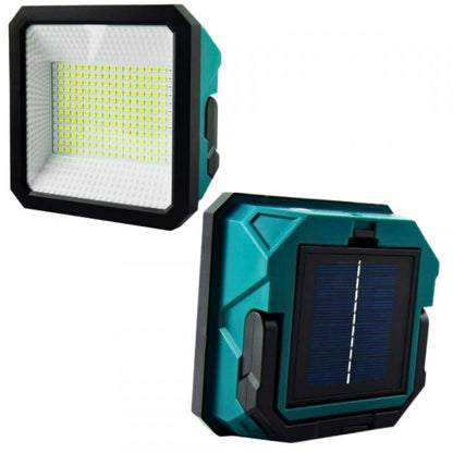 Мощна соларна LED лампа 100W прожектор с до 15 часа работа